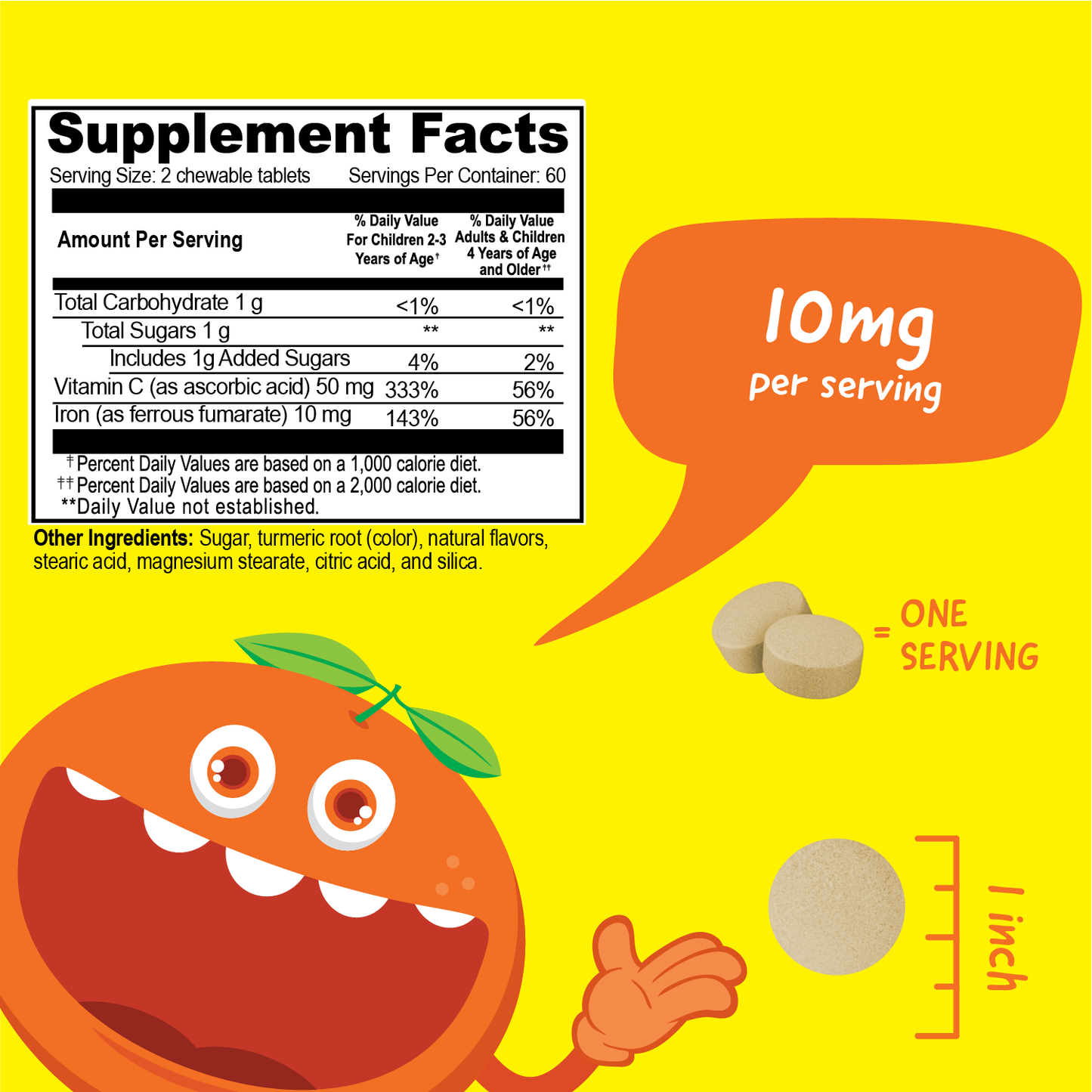Iron and Vitamin C Chewables for Kids