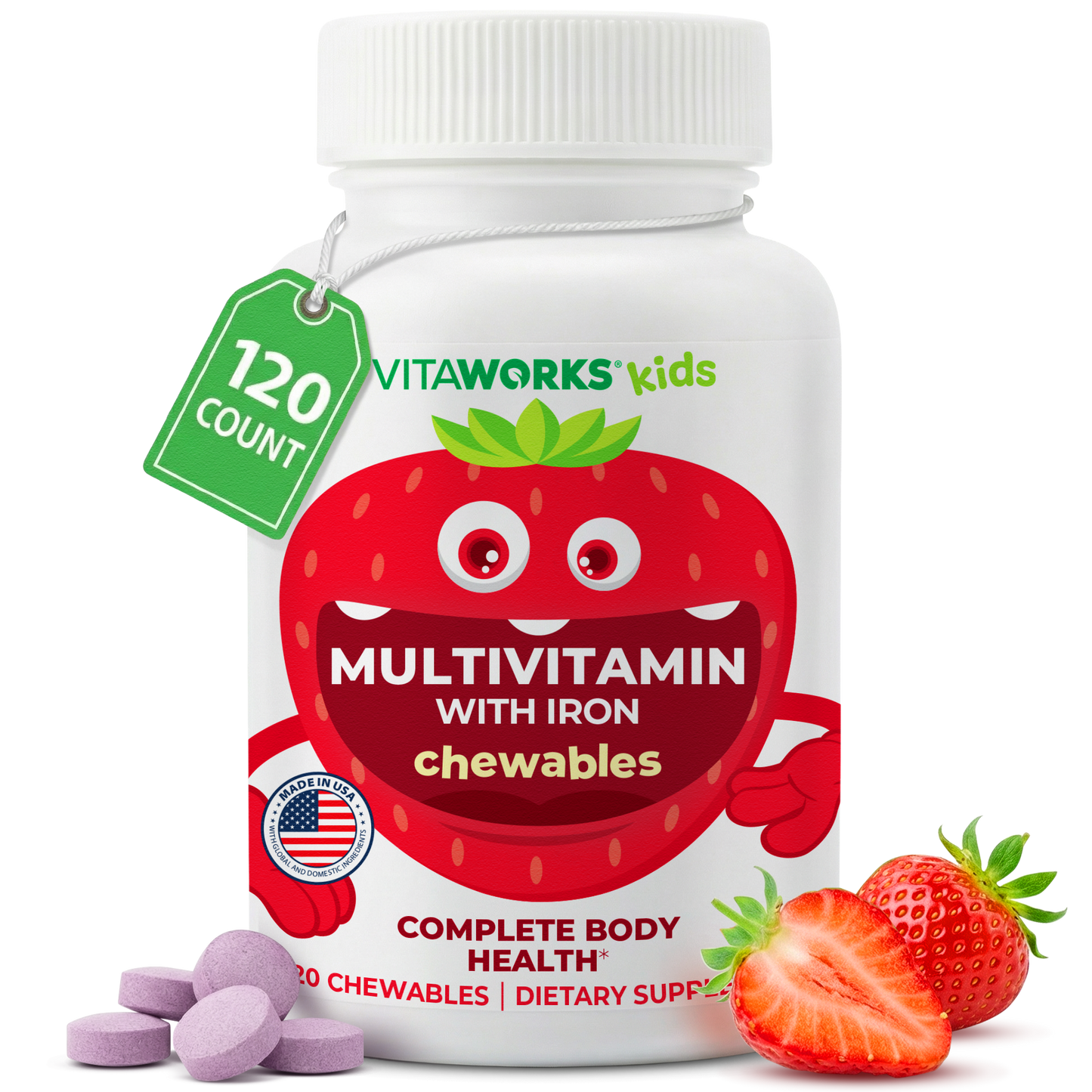 Multivitamin with Iron Chewables for Kids