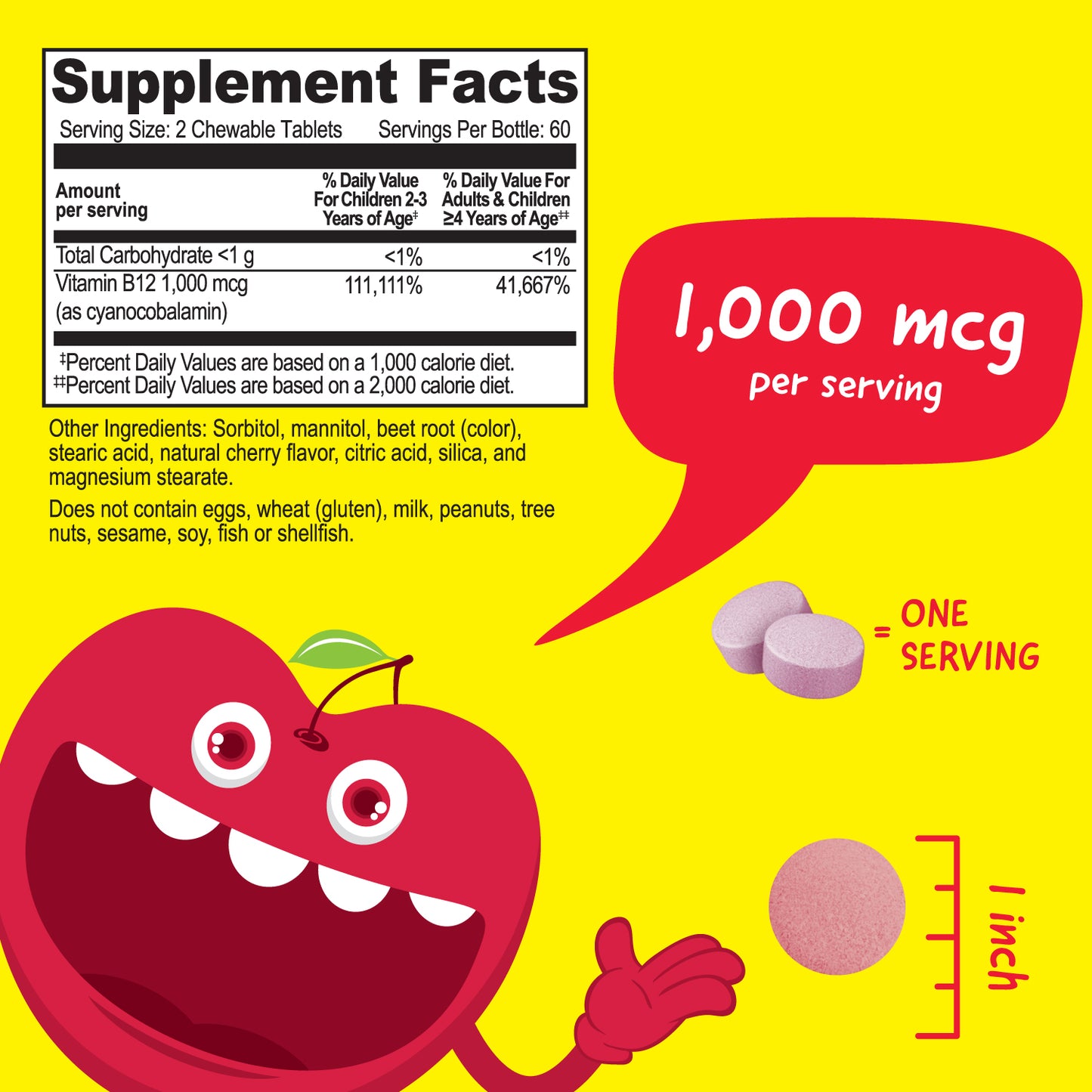Vitamin B12 Chewables for Kids