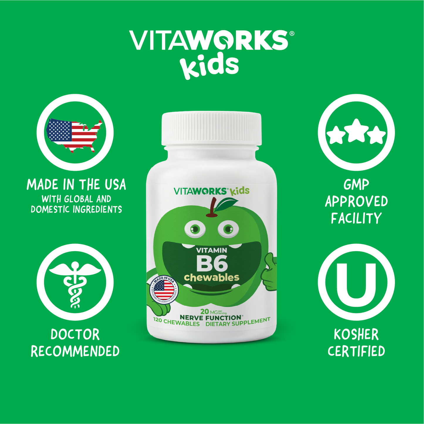 Vitamin B6 Chewables for Kids