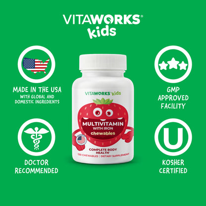 Multivitamin with Iron Chewables for Kids