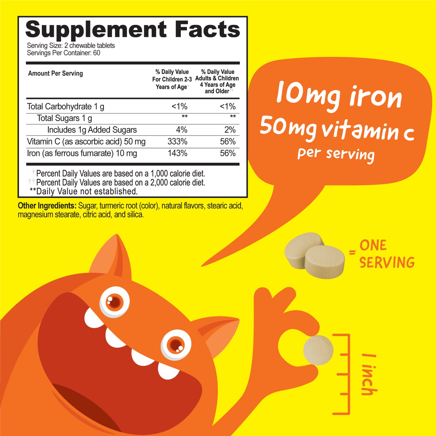 Iron and Vitamin C Chewables for Kids