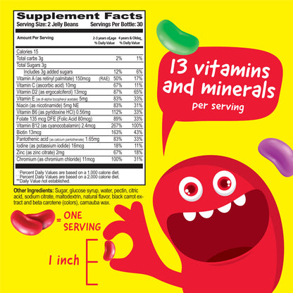 Multivitamin Jelly Beans for Kids
