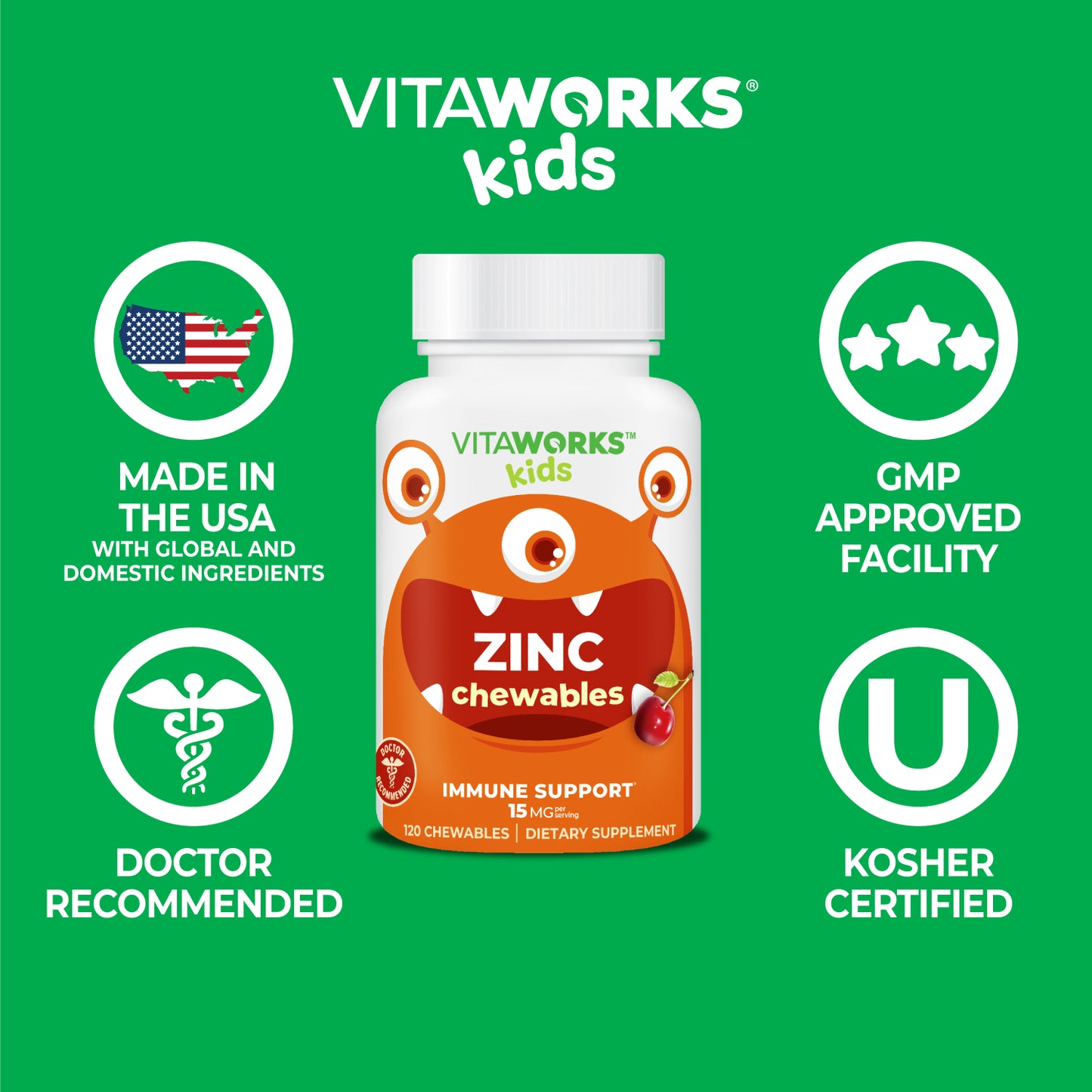 Zinc Chewables for Kids