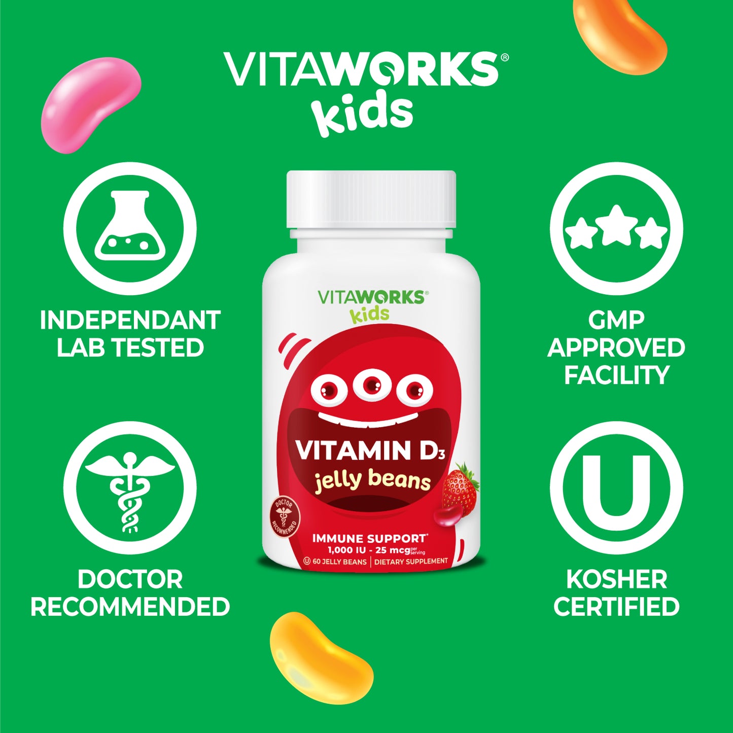 Vitamin D Jelly Beans for Kids