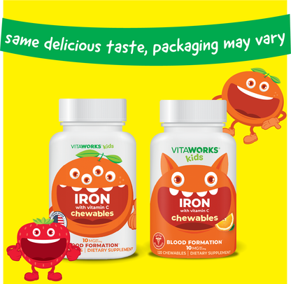 Iron and Vitamin C Chewables for Kids